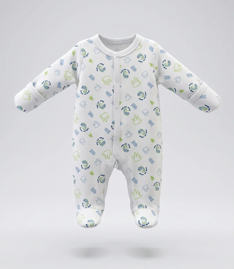 AJUAR RECIEN NACIDO 4 PZAS B93491270103 CRUDO BLACK AND BLUE - 3
