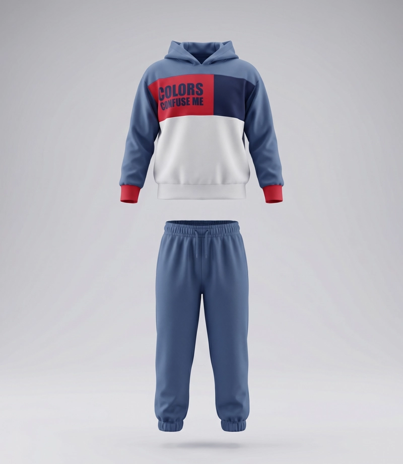 BUZO NIÑO COLOR  B11191270158 AZUL BLACK AND BLUE - 1