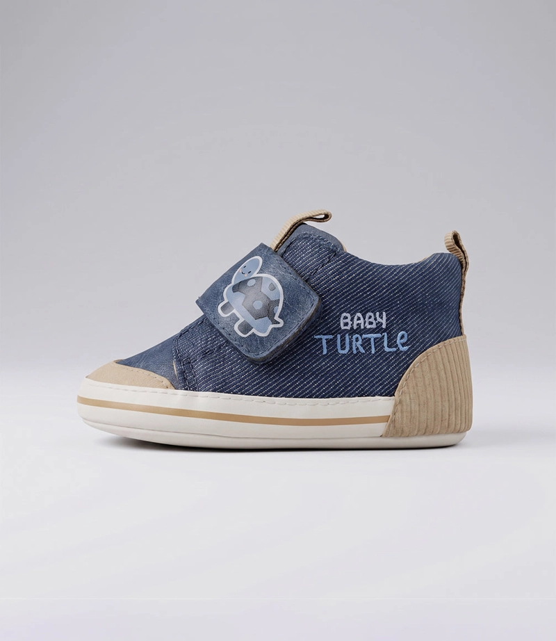 ZAPATILLA RECIEN NACIDO  B43391270509 DENIM  BLACK AND BLUE - 2
