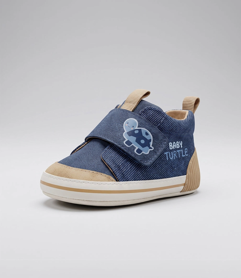 ZAPATILLA RECIEN NACIDO  B43391270509 DENIM  BLACK AND BLUE - 3