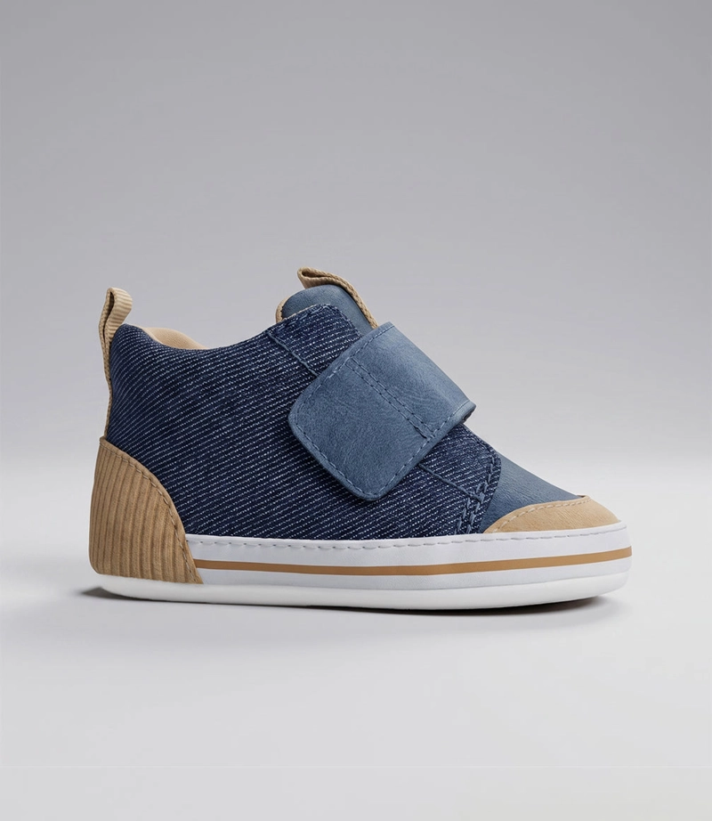 ZAPATILLA RECIEN NACIDO  B43391270509 DENIM  BLACK AND BLUE - 4
