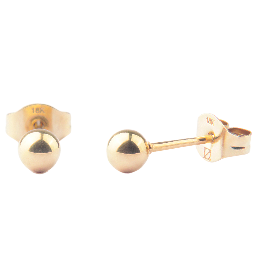 AROS JOYERIA Y RELOJ ZO BALIN 4MM ORO LAMINADO 18K ZO - 1