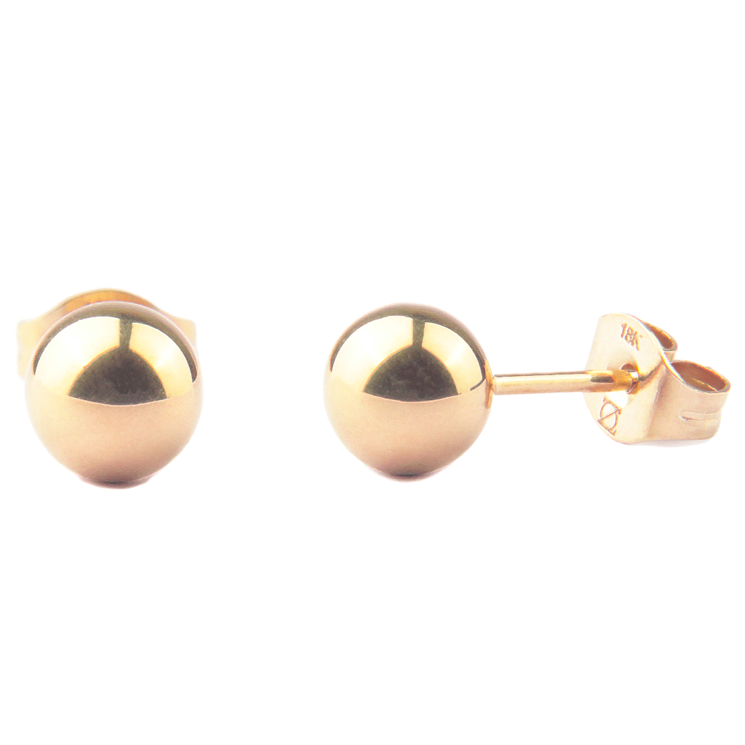 AROS JOYERIA Y RELOJ ZO BALIN 6MM ORO LAMINADO 18K ZO - 1