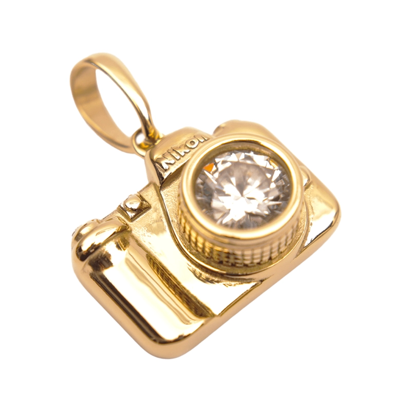 COLGANTE CAMARA NIKON ORO LAMINADO 18K - 1