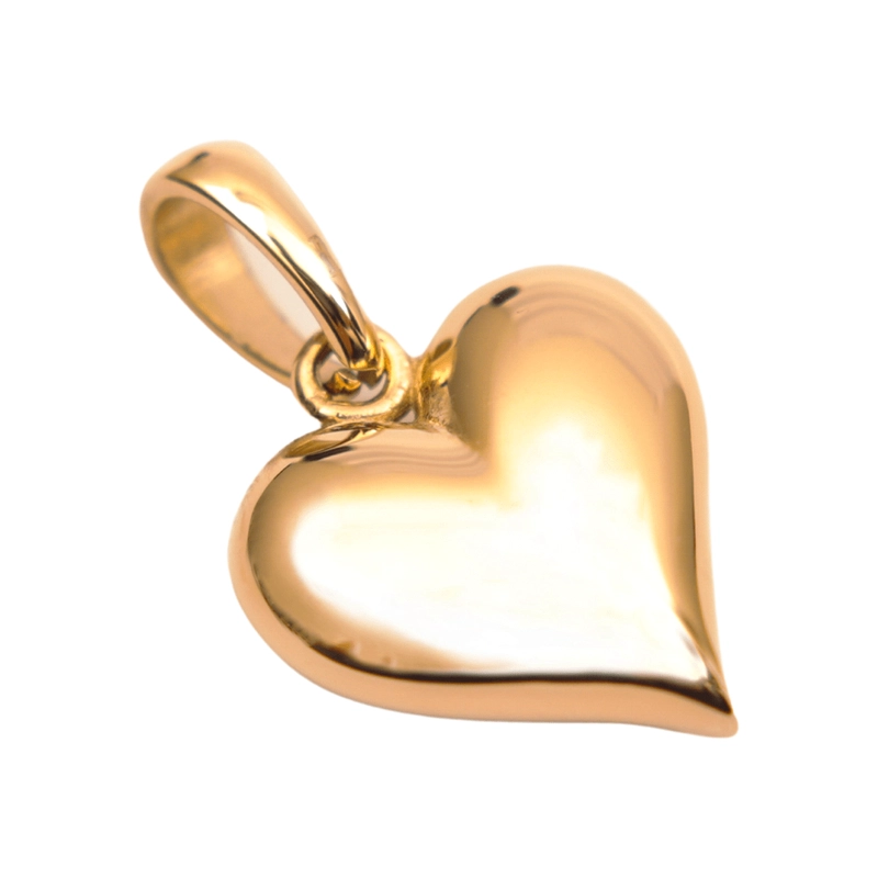 COLGANTE CORAZÓN ORO LAMINADO 18K - 1