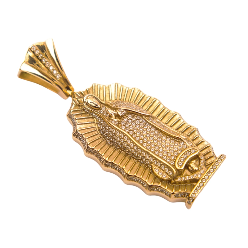 COLGANTE VIRGEN GUADALUPE ORO LAMINADO 18K - 1