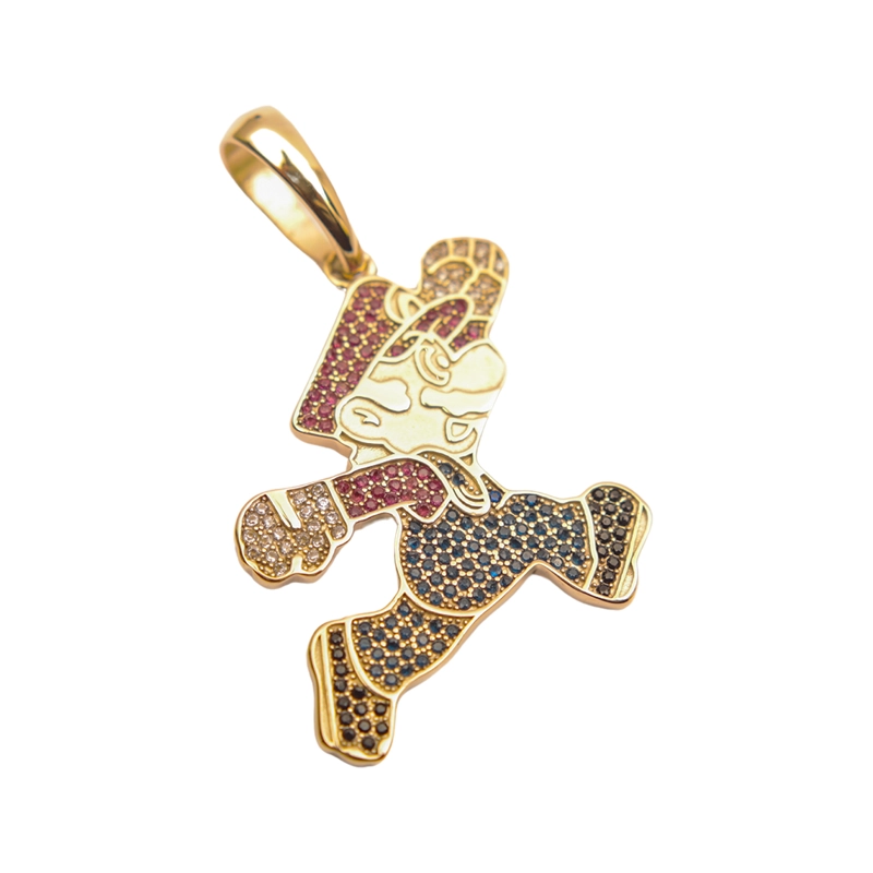 COLGANTE MARIO BRO ORO LAMINADO 18K - 1