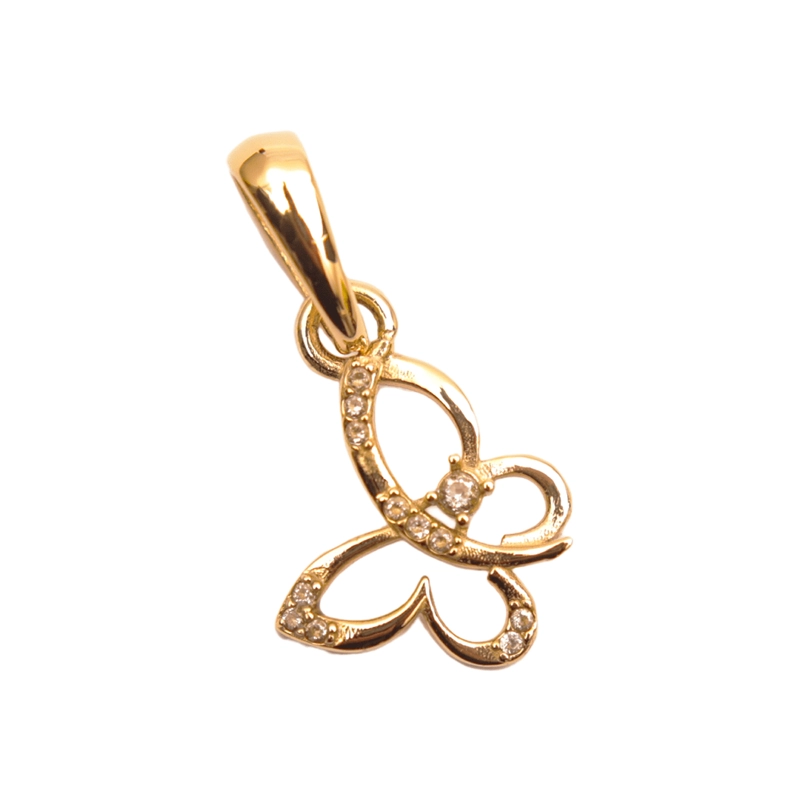 COLGANTE MARIPOSA ORO LAMINADO 18K - 1