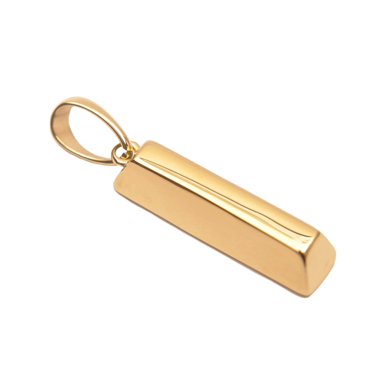 COLGANTE LINGOTE ORO LAMINADO 18K - 1