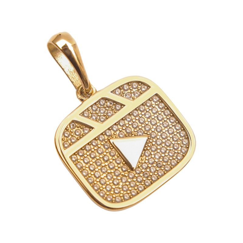 COLGANTE YOUTUBE ORO LAMINADO 18K - 1