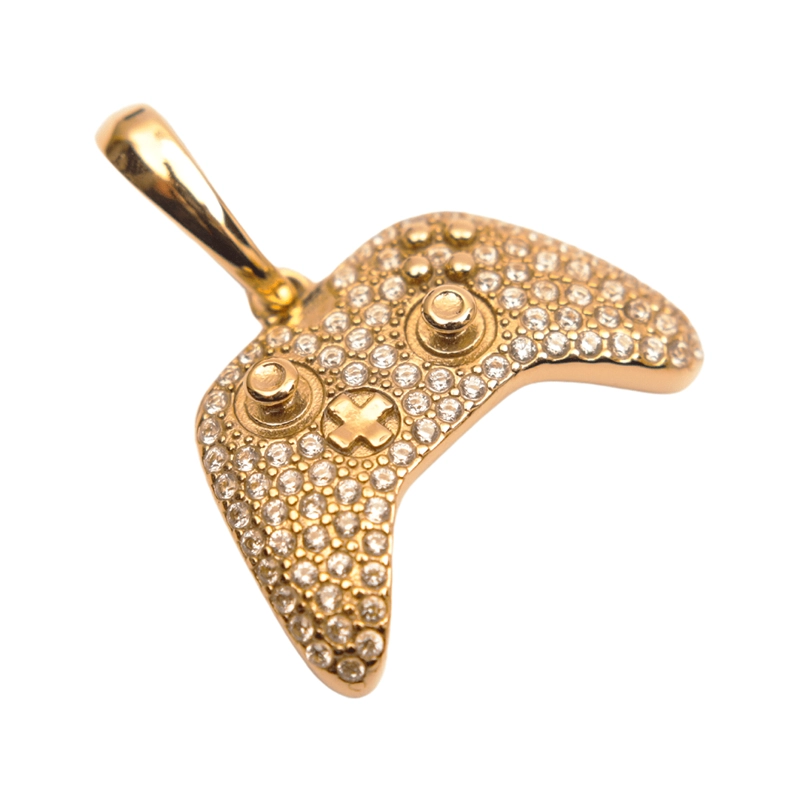 COLGANTE PLAY STATION ORO LAMINADO 18K - 1