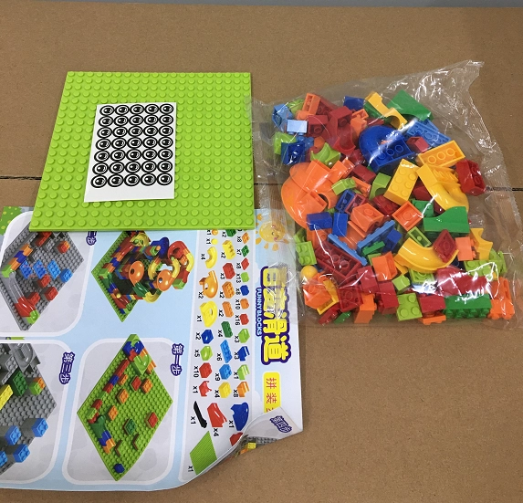 BLOQUES DE CONSTRUCCIÓN MULTICOLOR JUEGO DE CONSTRUCCIÓN 165 PIEZAS - 2