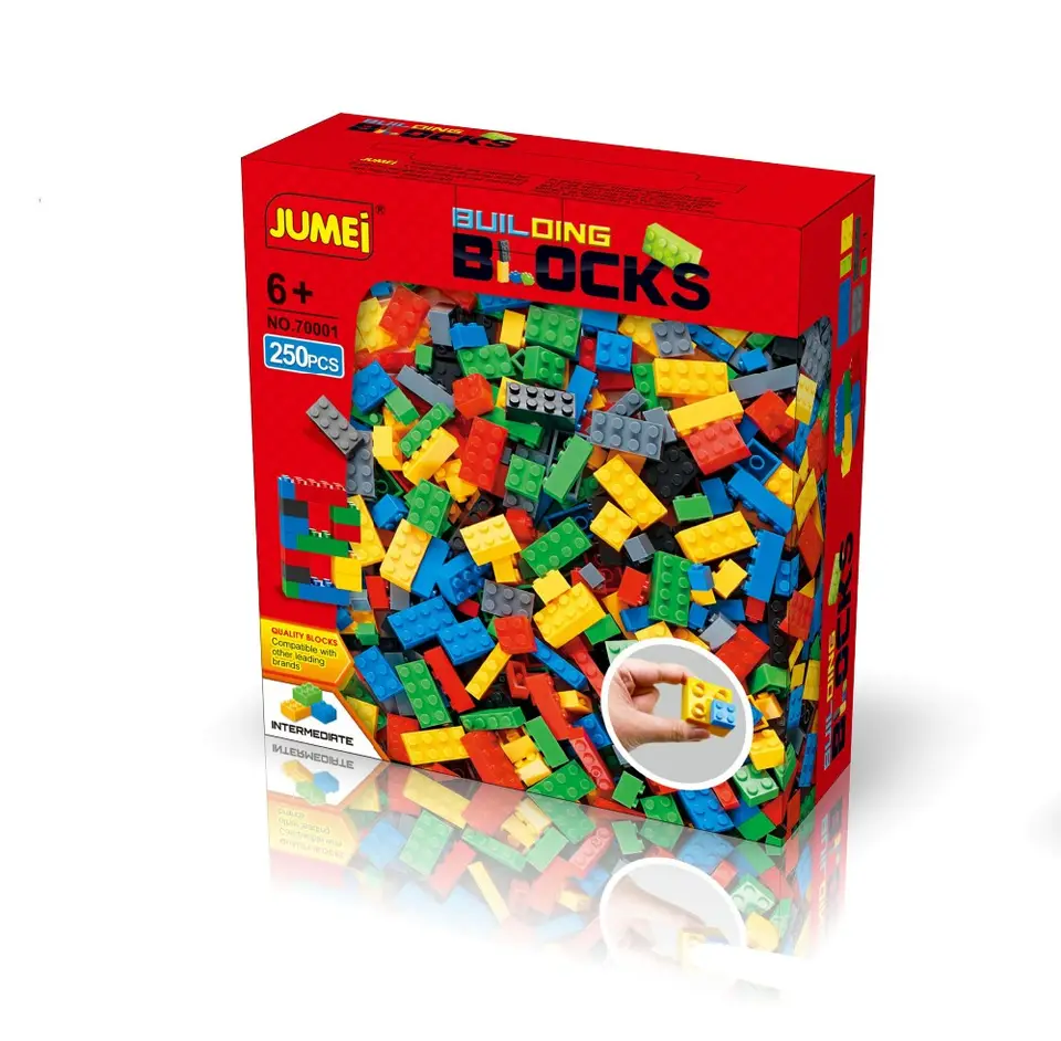 BLOQUES DE CONSTRUCCIÓN MULTICOLOR 250 PIEZAS COMPATIBLE CON LEG - 1
