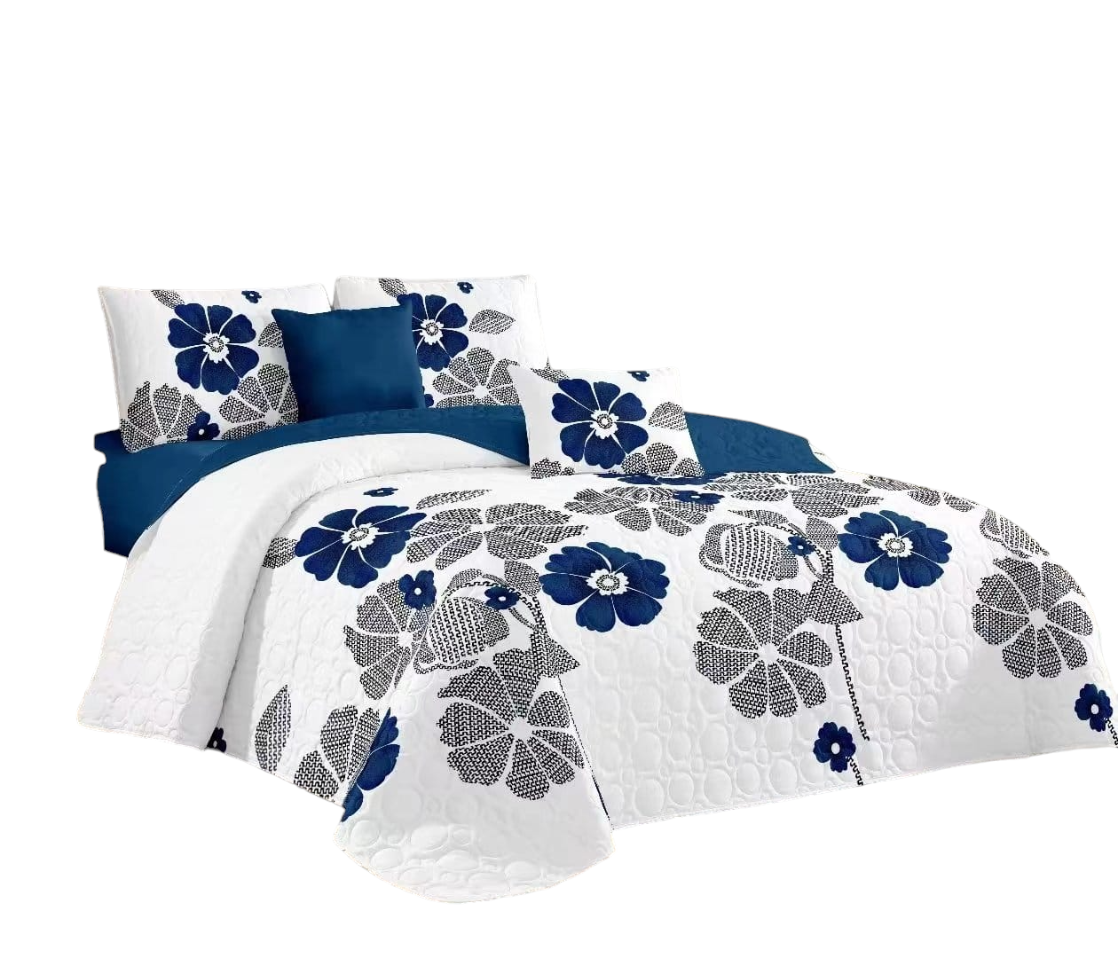 CUBRECAMA ANGELES DEL HOGAR KING ESTAMPADO VERANO DISEÑOS - 2