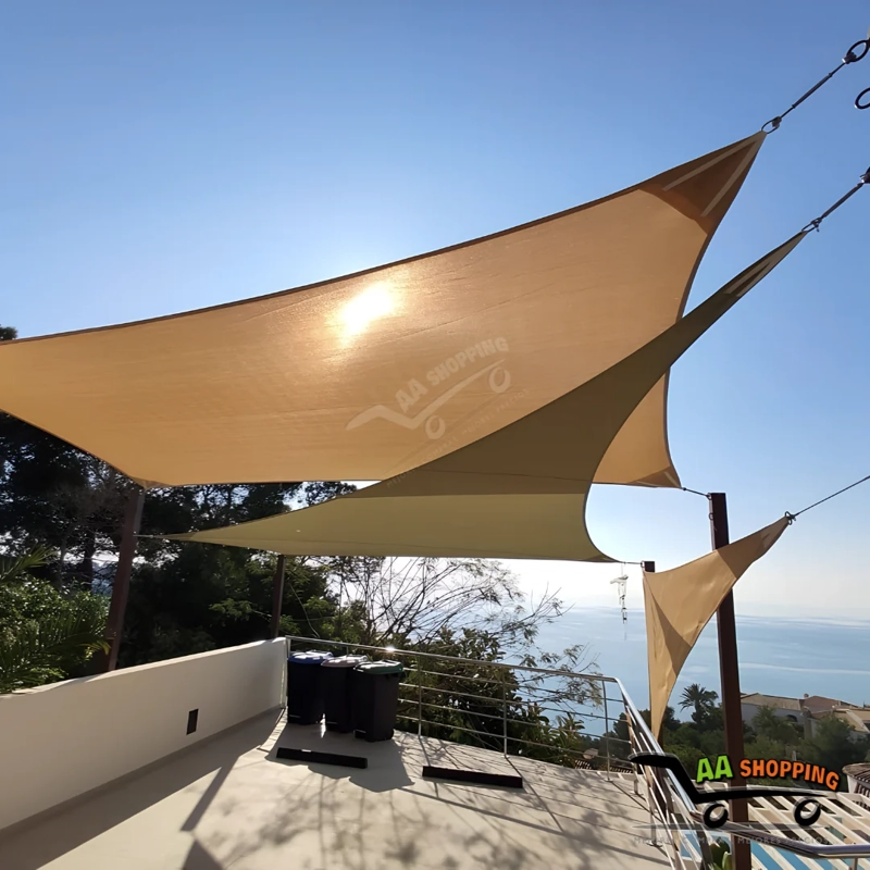 LONA TOLDO VELA SOMBRA MALLA ANTI UV CUADRADO 3X4M - 5