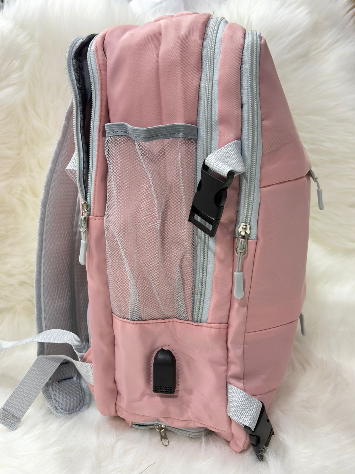 MOCHILA VIAJE NOTEBOOK GRANDE BOLSO IMPERMEABLE EXTENSIBLE - 1