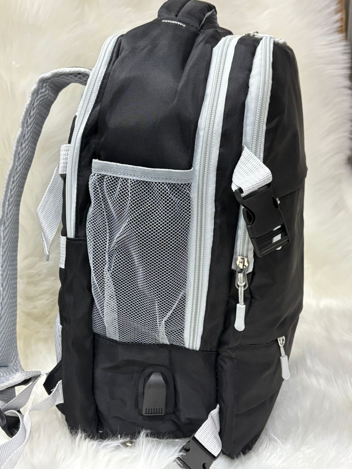 MOCHILA VIAJE NOTEBOOK GRANDE BOLSO IMPERMEABLE EXTENSIBLE - 3