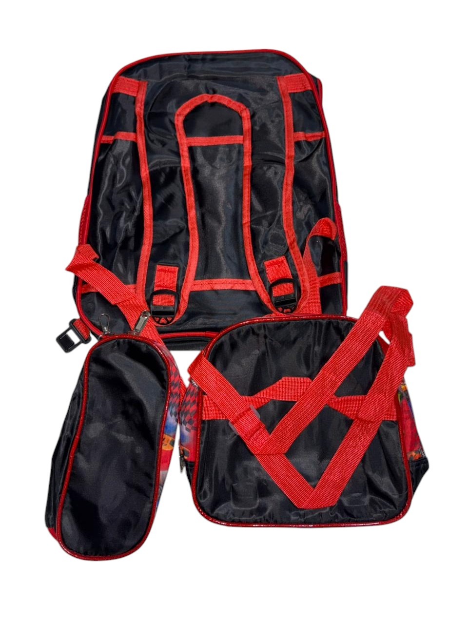 MOCHILA ESCOLAR INFANTIL 3D MAS LONCHERA Y ESTUCHE - 2