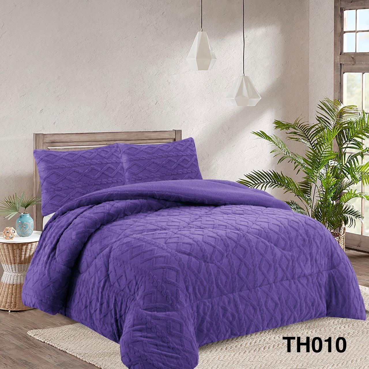 PLUMON DE INVIERNO TEXTURIZADO 2 PLAZAS 220X240CM - 1