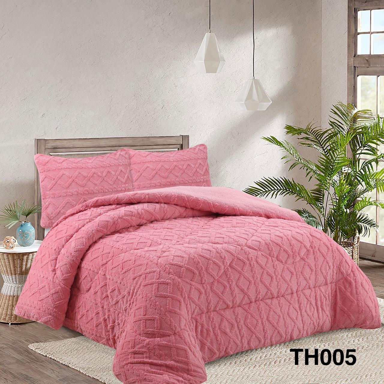 PLUMON DE INVIERNO TEXTURIZADO 2 PLAZAS 220X240CM - 1