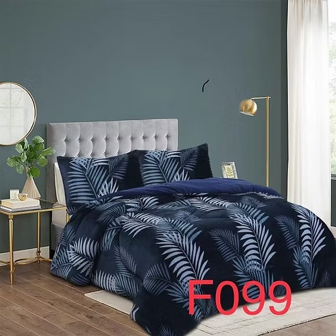 COBERTOR DE INVIERNO PLUSH CON CHIPORRO 2P - 1