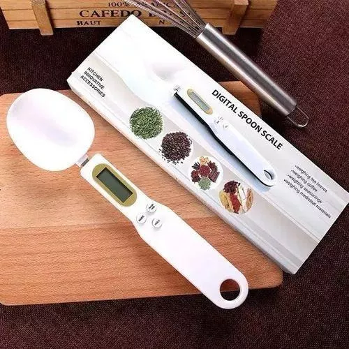CUCHARA DE BÁSCULA ELECTRÓNICA DIGITAL DE PRECISIÓN CON MEDIDOR LED - 2