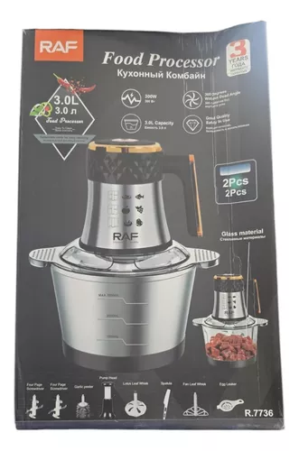 PROCESADOR DE ALIMENTOS DE ALTA CALIDAD 3L 300W - 2