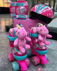 PATÍN PATINES 4 RUEDAS S CON RUEDAS LUMINOSAS UNICORNIO - 1