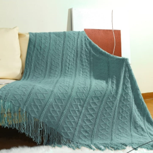 MANTAS PARA SOFA CON FLECOS 127X127CM - 1