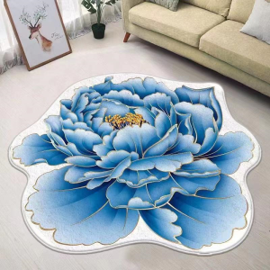 ALFOMBRA DECORATIVA DISEÑO FLOR - 1