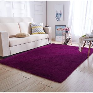 ALFOMBRA PELUDAS LIVIANAS 180×200 CM - 1
