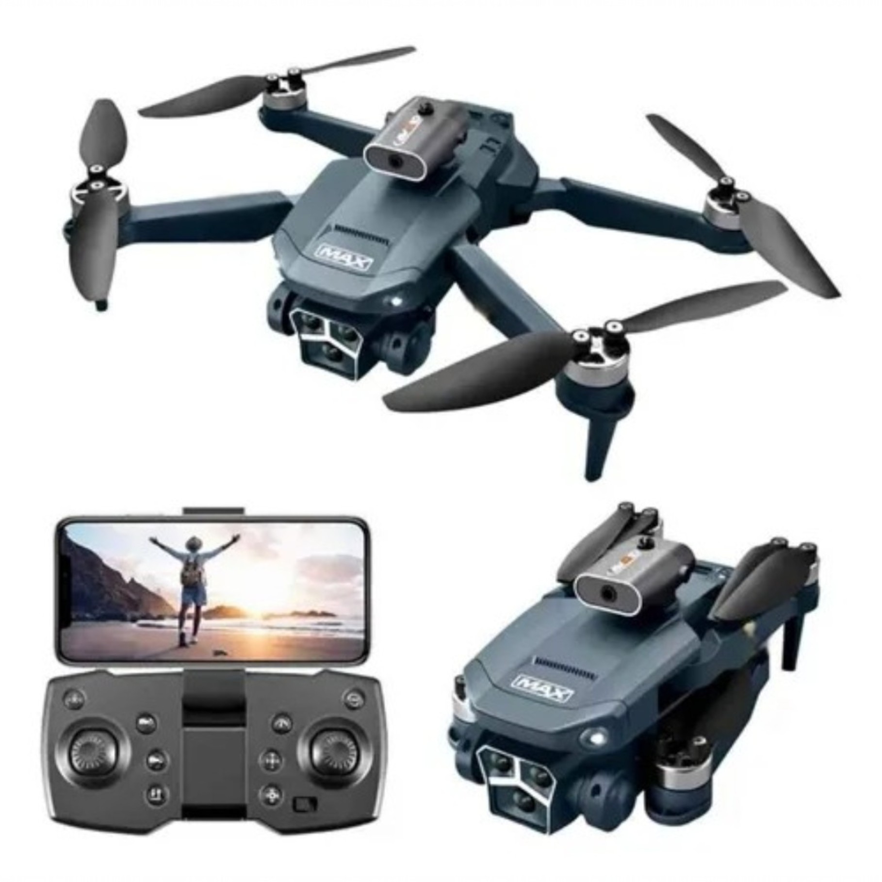DRONE Y3 MAX DOBLE CÁMARA 360 ULTRA NEGRO - 1