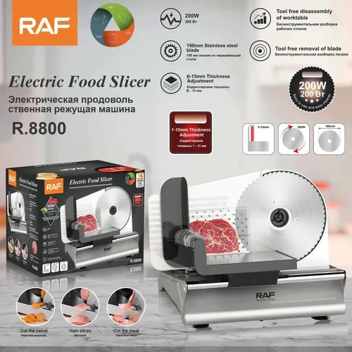 REBANADORA ELÉCTRICA RAF R.8800 200W - 1