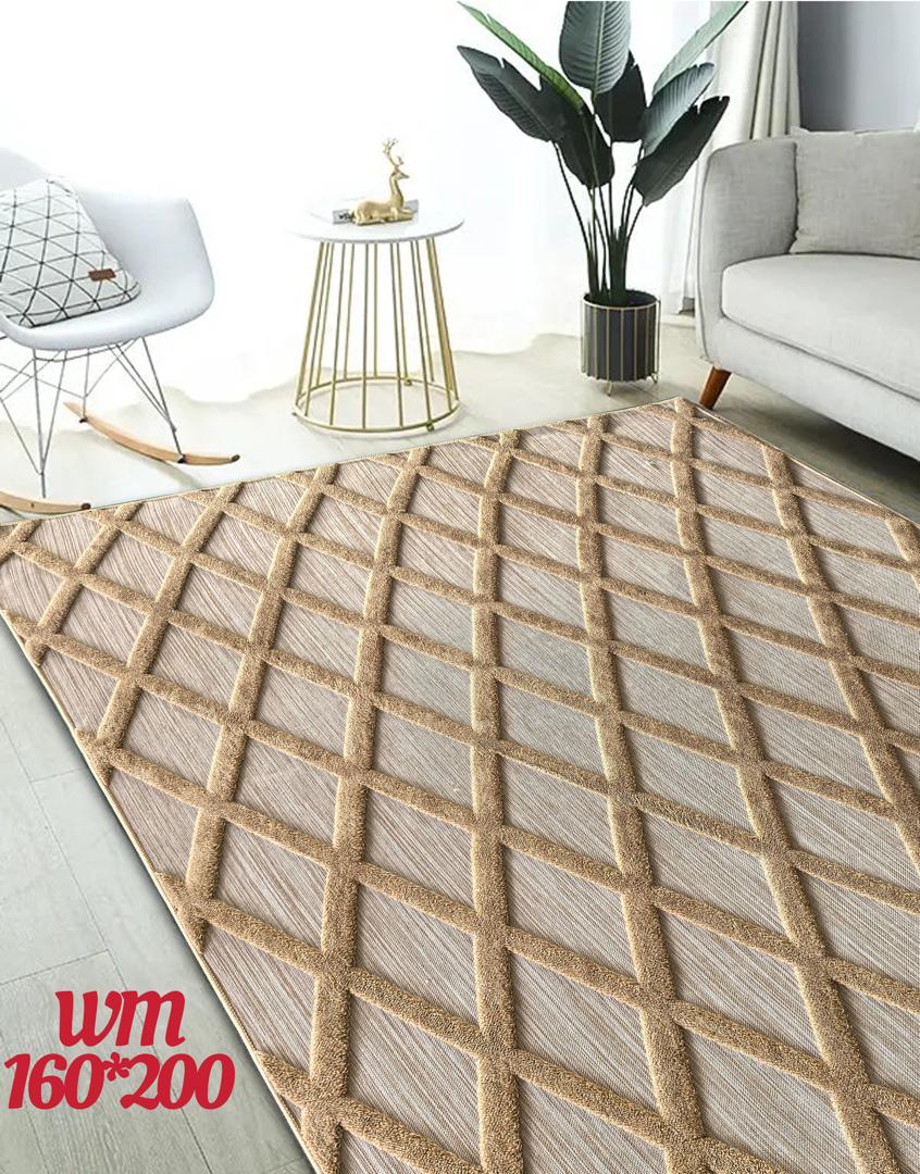 ALFOMBRA ANTIDESLIZANTE DE ALGODON 160X200CM - 1