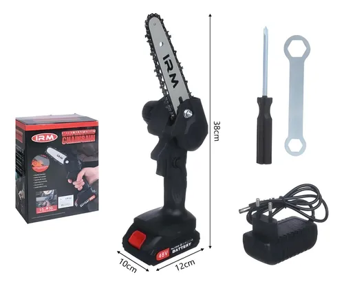 MOTOSIERRA ELÉCTRICA INALÁMBRICA PORTÁTIL DE 6 PULGADAS 1 BATERIA - 1