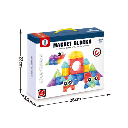 JUEGO DE BLOQUES MAGNETICOS 32PZS - 1