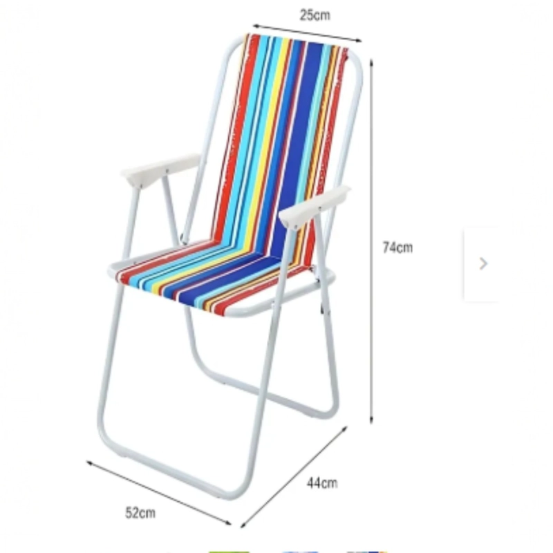 SILLA PLEGABLE PORTATIL PARA PLAYA, CAMPING Y PISCINA - 1