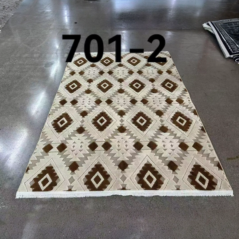 ALFOMBRA JACQUARD BICOLOR 150X200CM ANTIDESLIZANTE - 1