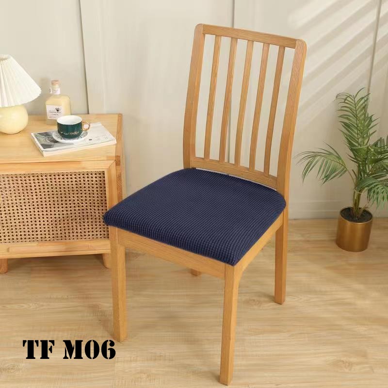 FUNDA ANGELES DEL HOGAR PACK 6 CUBRE ASIENTO SILLA TEXTURIZADA - 1