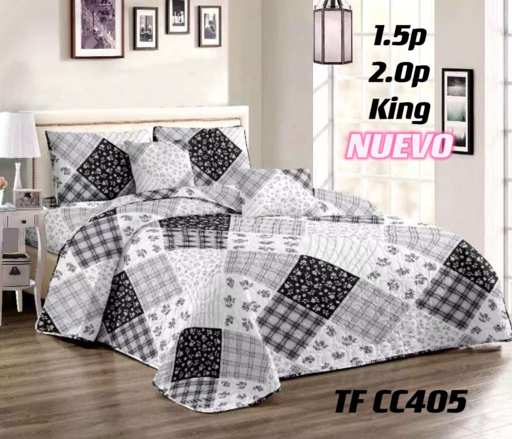 CUBRECAMA DE VERANO 2 PLAZA DISEÑOS A ELECCION - 1