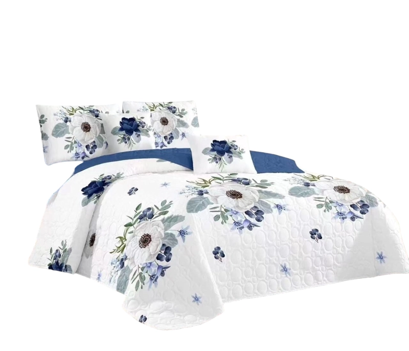 CUBRECAMA ANGELES DEL HOGAR 2 PLAZAS ESTAMPADO VERANO DISEÑOS - 2