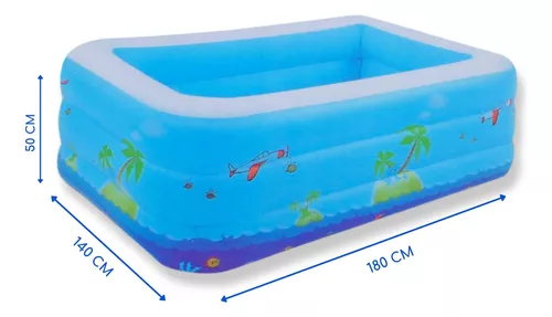 PISCINA INFLABLE ANGELES DEL HOGAR PARA NIÑOS 150 CM - 1