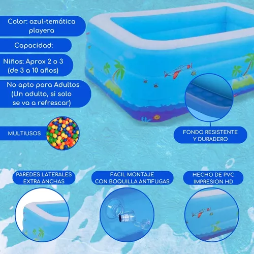 PISCINA INFLABLE ANGELES DEL HOGAR PARA NIÑOS 150 CM - 2