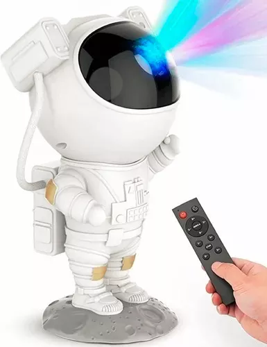 LÁMPARA DE NOCHE DE ASTRONAUTA CON PROYECTOR DE ESTRELLAS - 2