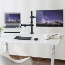 SOPORTE BASE PARA LAPTO Y MONITOR CON BRAZO Y MOVIMIENTO ANGELES DEL HOGAR - 2