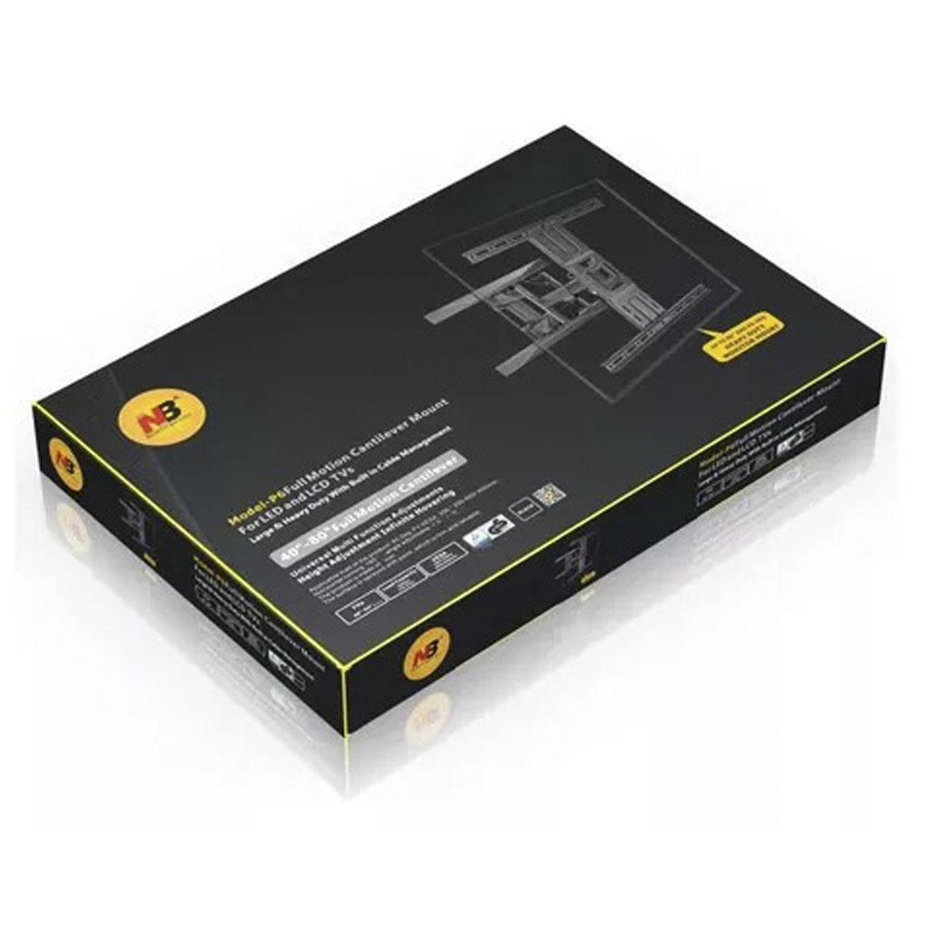SOPORTE BASE PARA TV DE DOBLE BRAZO 45 A 75 PULGADAS ANGELES DEL HOGAR - 2