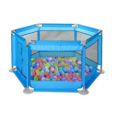 CORRALITO PARA BEBE ANGELES DEL HOGAR AZUL GIMNASIO DIDÁCTICO - 3