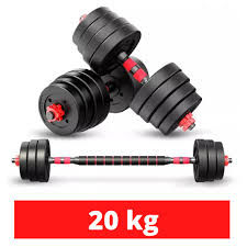 SET MANCUERNAS AJUSTABLES DE 20KG TOTAL - 1