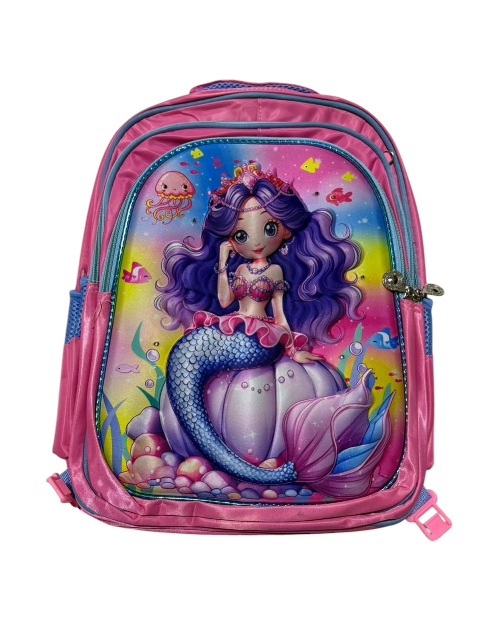MOCHILA CON LONCHERA ESCOLAR INFANTIL 3D - 1