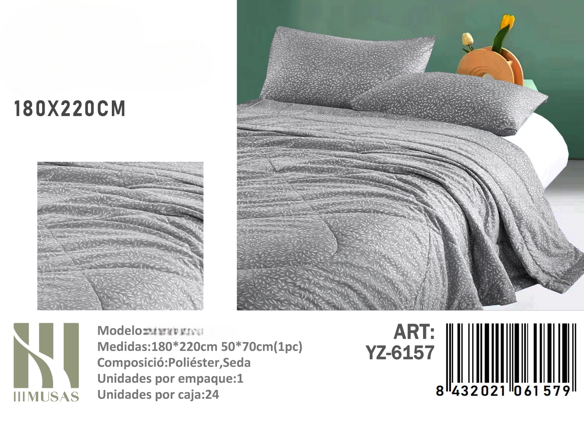 PLUMÓN ANGELES DEL HOGAR 1.5 PLAZAS CON DISEÑO - 1